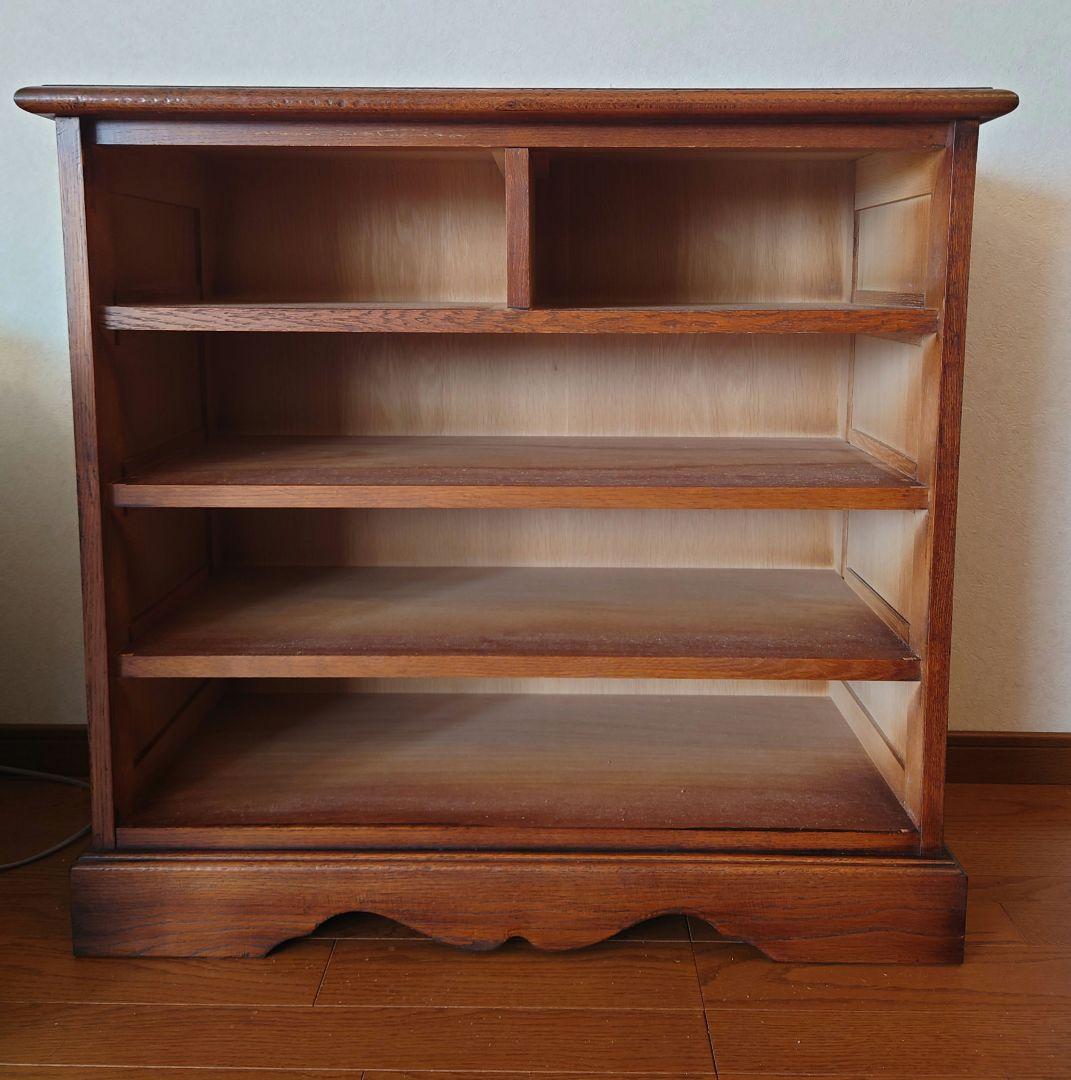 アンティーク調 チェスト4段 EZO製 エゾ クラッシック ブラウン