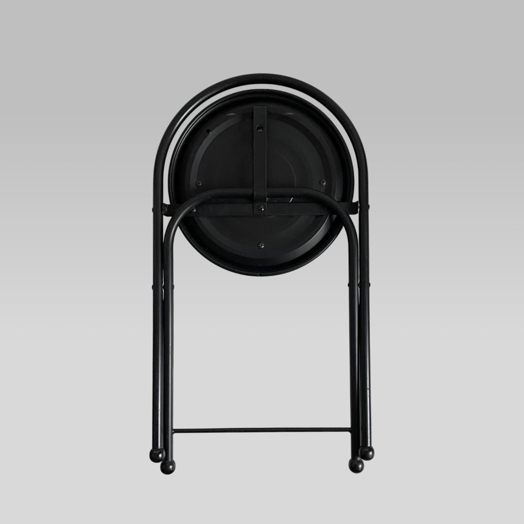 1980s【ポストモダン】ヴィンテージ スチール フォールディングチェア 椅子