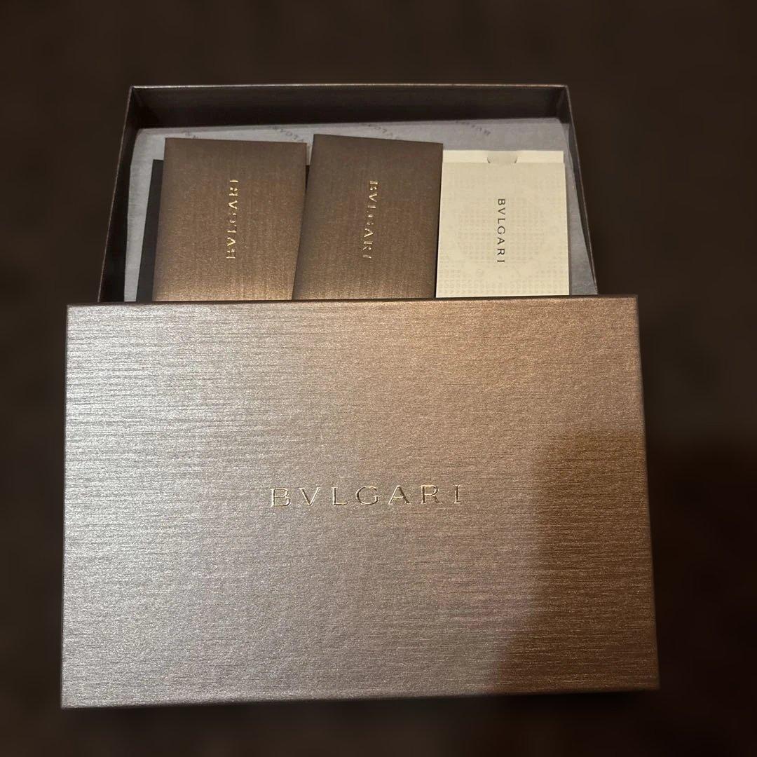 BVLGARI ブラック レザー 長財布