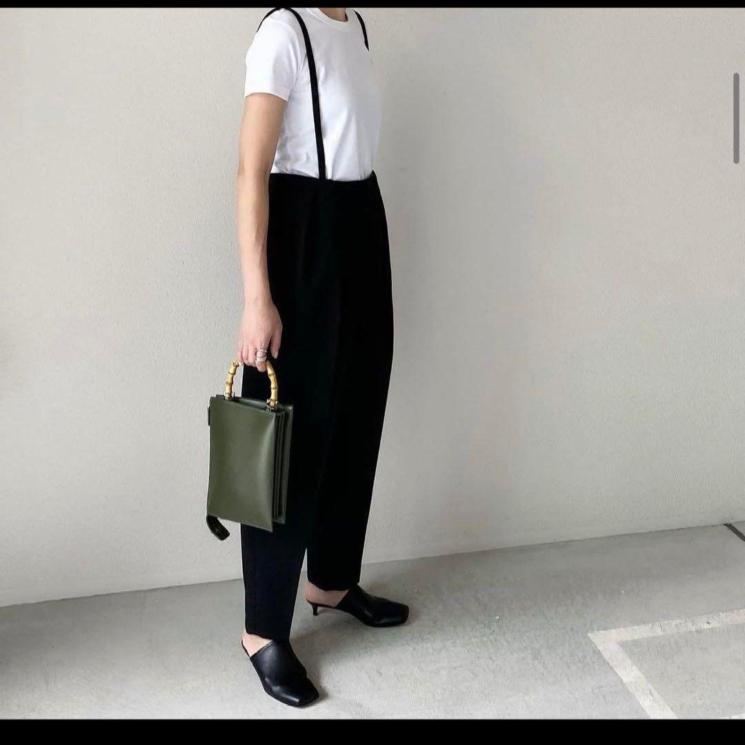 LOHEN ローレン サスペンダーパンツ ブラック　36