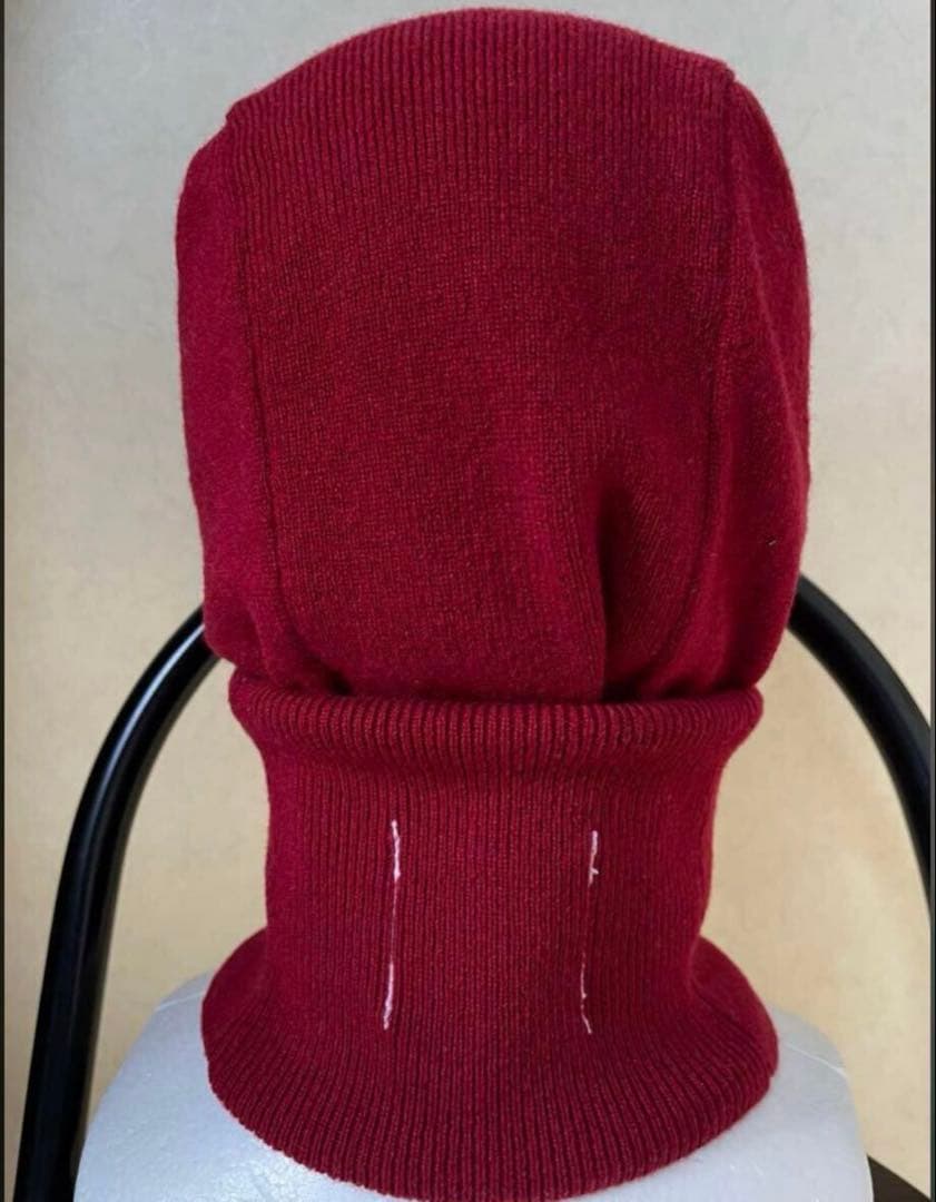 ソロイスト　 22AW バラクラバ　希少カラーレッド　タートルネックウォーマー