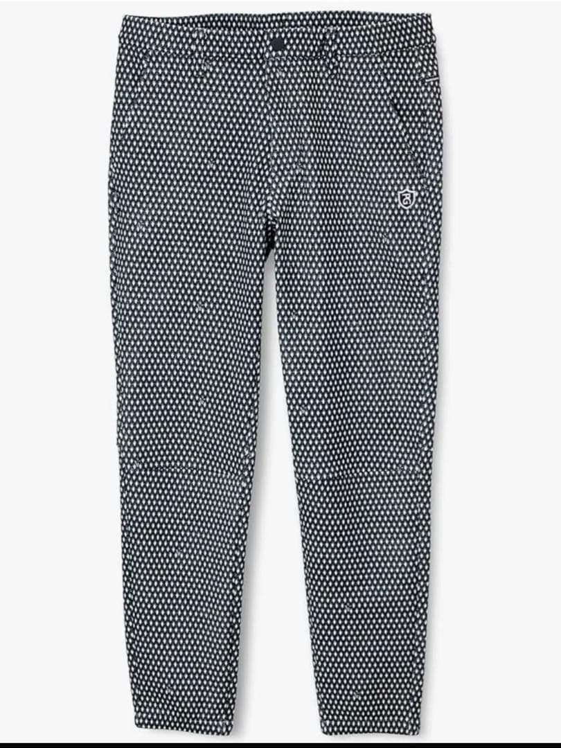 パーリーゲイツパンツ アーガイル幾何学柄・ストレッチ　ゴルフ ★7