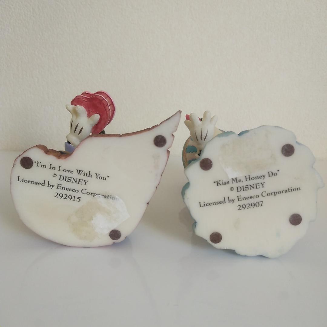 ミッキーマウス ・ ミニーマウス　　　　　エネスコ　フィギュア