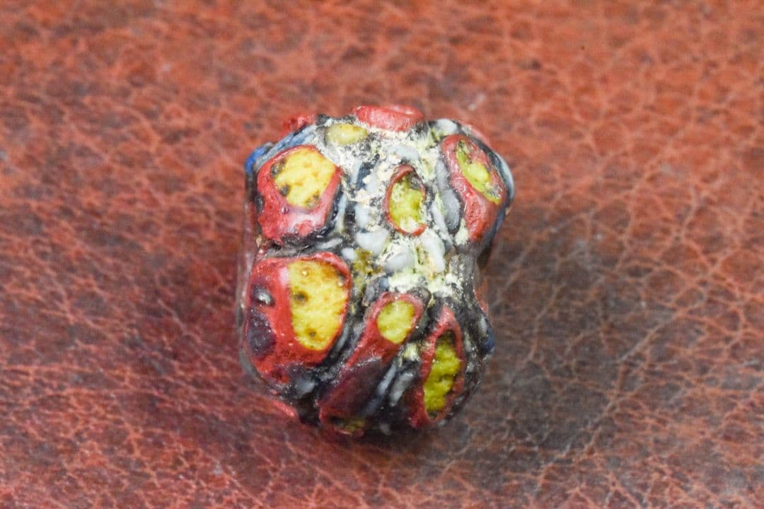 7〜10世紀 アフガニスタン出土 イスラムモザイクビーズ