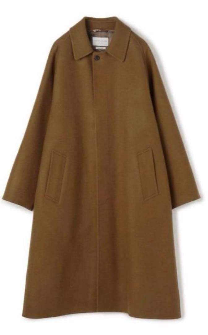 TOMMOROWLAND ウールコート　ステンカラー　バルカラー　モカブラウン