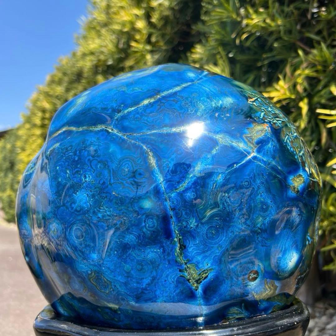 ✳️専用‼️✮家宝級逸品✮超極大✮癒される色模様✨ブルーメノウ 青瑪瑙 原石 天然石