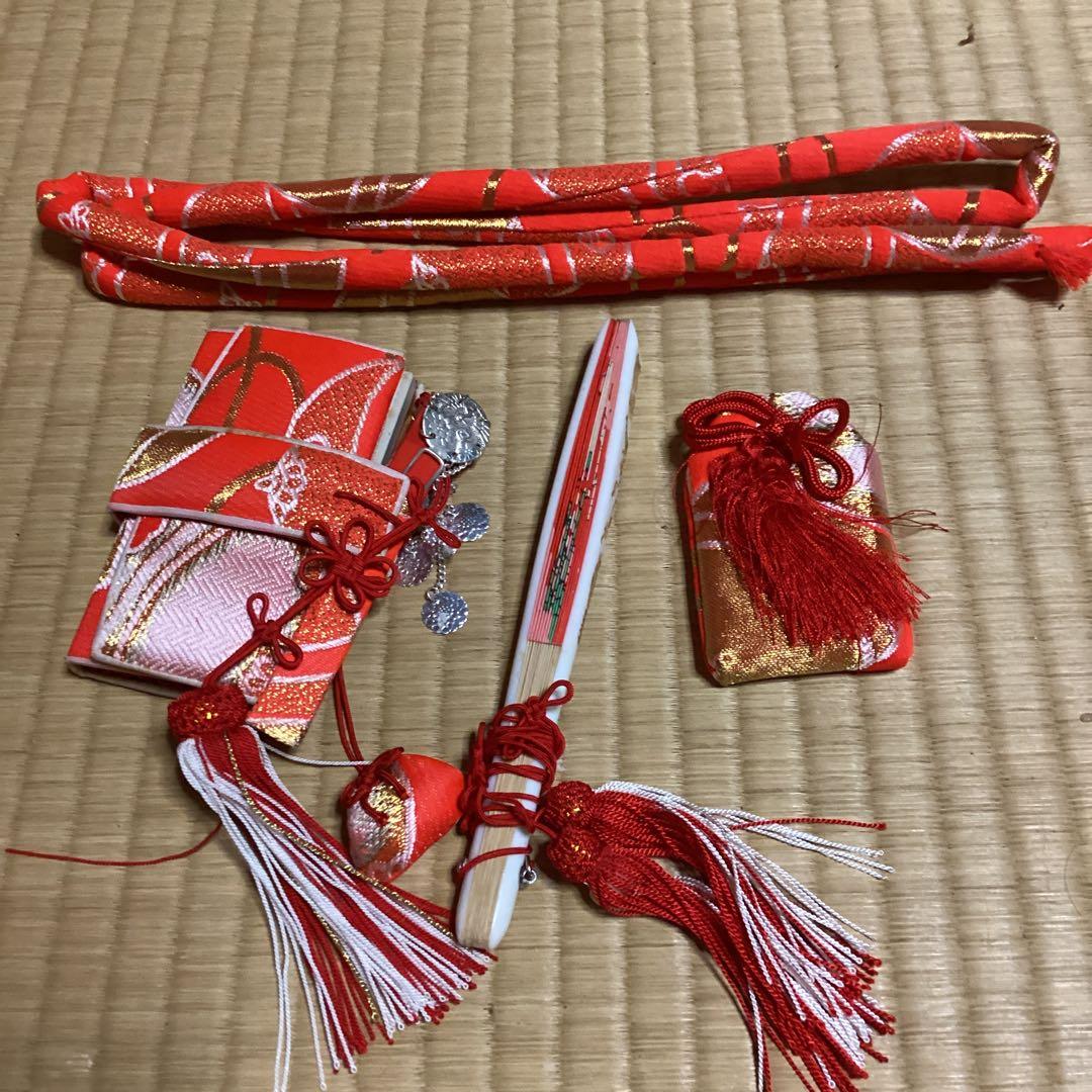 七五三　七歳用フルセット　帯幅16センチ 草履21センチ