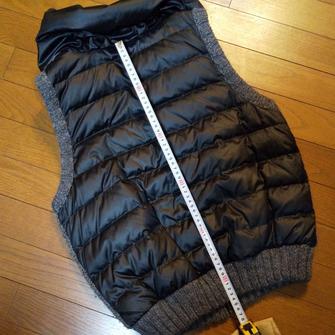 自由区 ダウンリバーシブルダウンベスト サイズ44 大きなサイズ