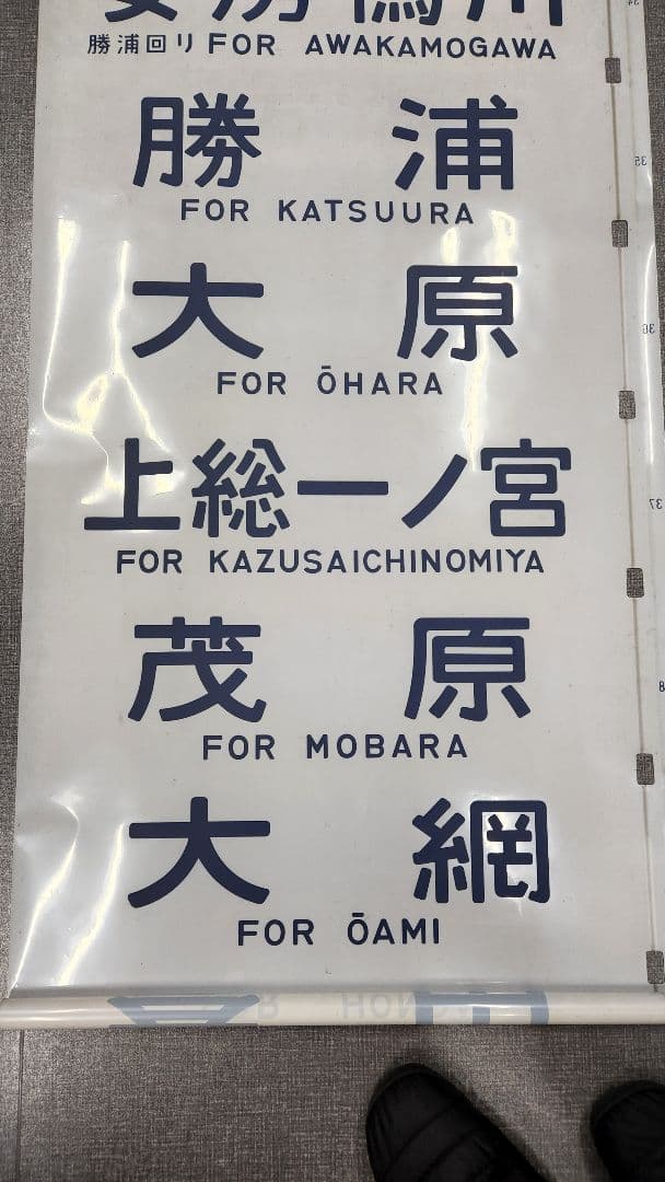 総武線113系 側面方向幕