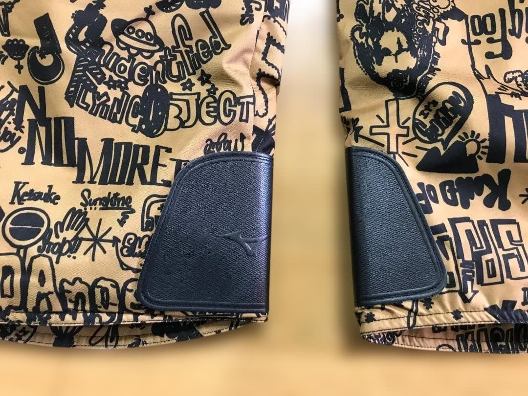 MIZUNO　中綿入りストレッチジャケット+パンツ　上/ｌ　下/Ｍ　程度良好