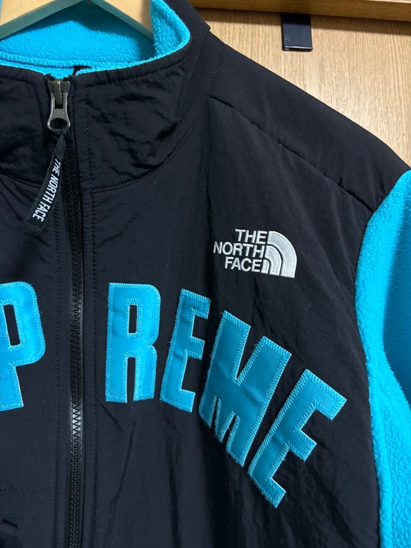 シンイチ様 シュプリーム ノースフェイス デナリ フリース 青