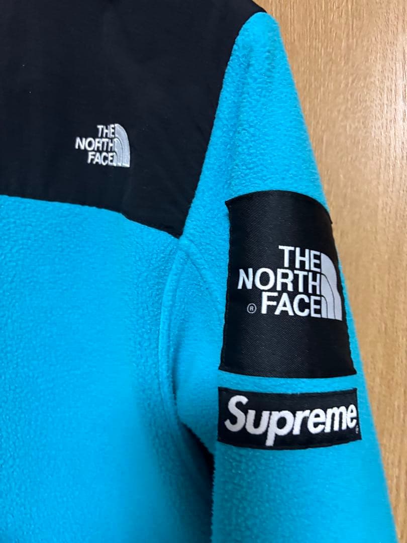 シンイチ様 シュプリーム ノースフェイス デナリ フリース 青