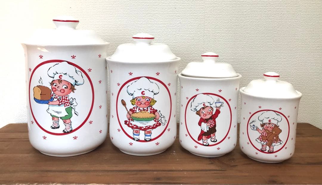 キャンベル　キャニスターセット　キャンベルキッズ　コンプリートセット