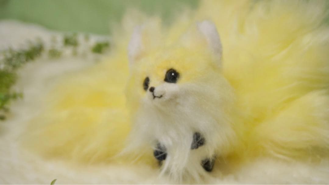 きつね(ちび陽狐) アートドール　オリジナル