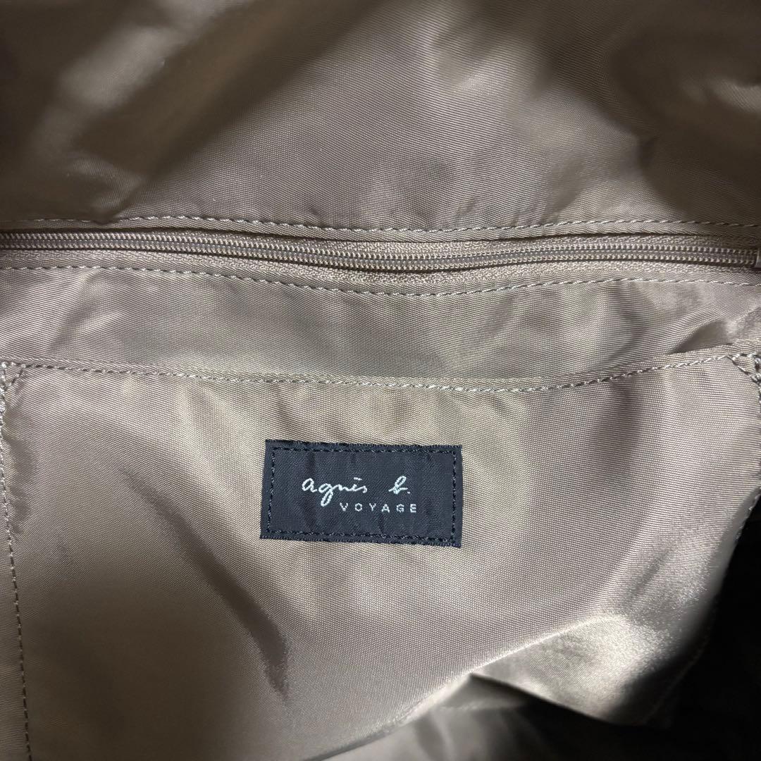 美品☆アニエスベー　大容量　ボストンバッグ　2way 茶色　ブラウン