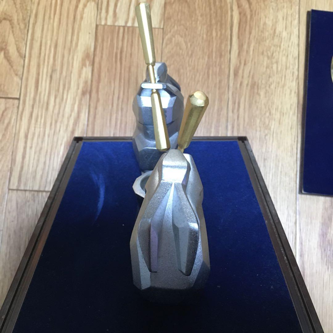 1144 餅つきうさぎ 月ウサギ 置物