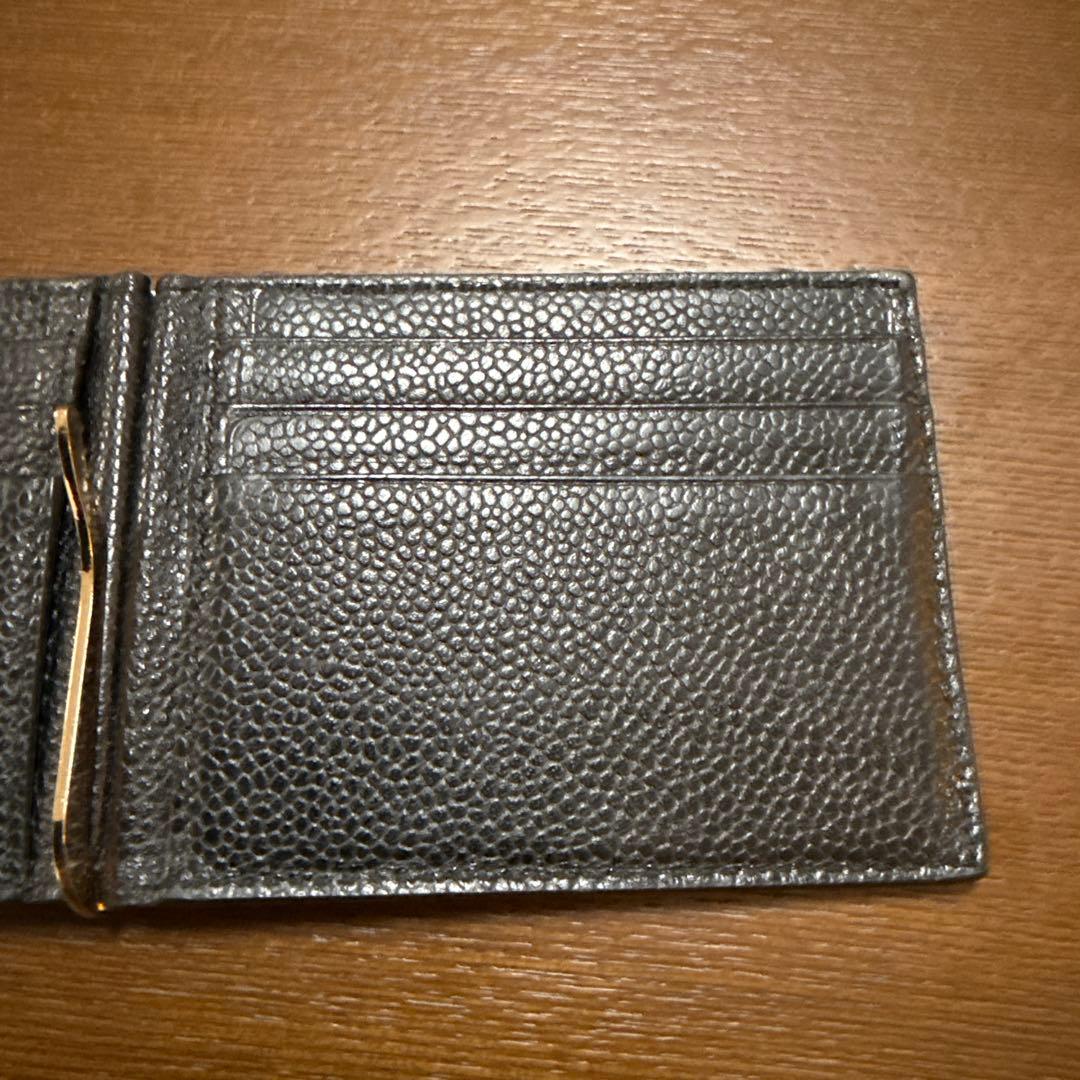 THOM BROWNE ブラック マネークリップ