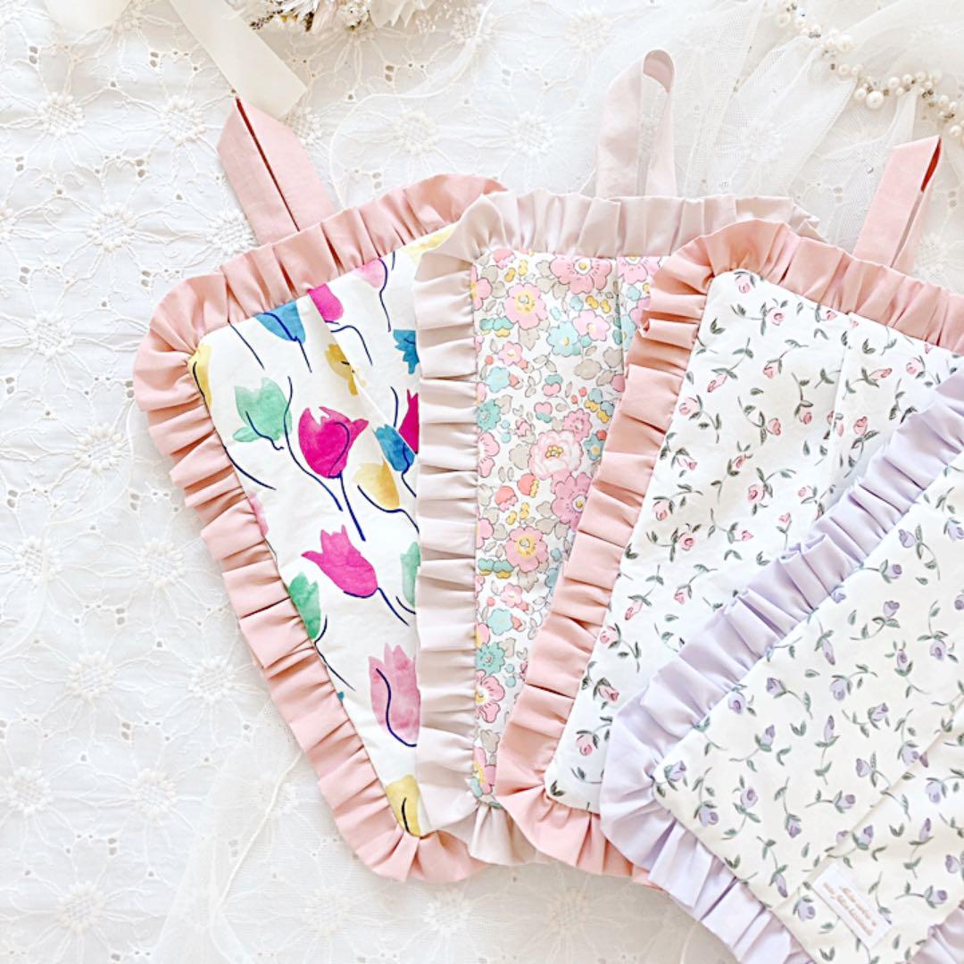 フリルティッシュボックスカバー　ハンドメイド.:*♡