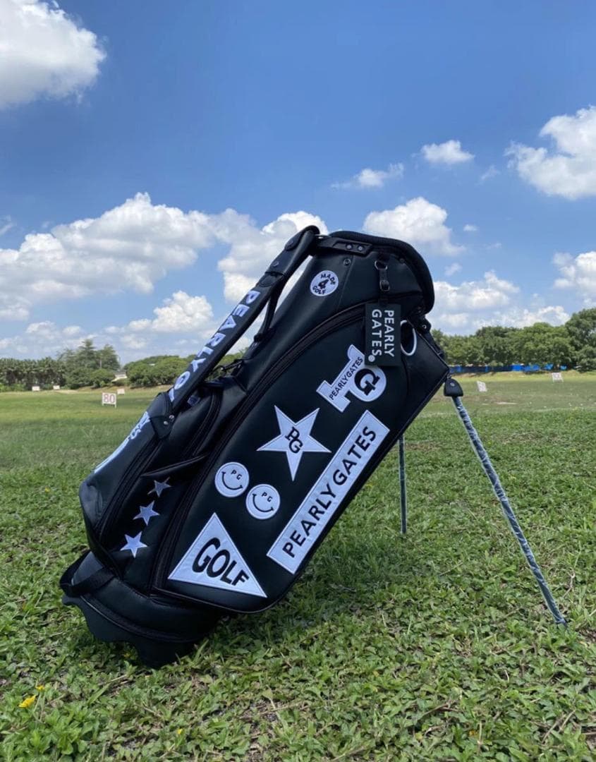 新品♡未使用♡PEARLY GATES パーリーゲイツ スタンドバッグ ブラック