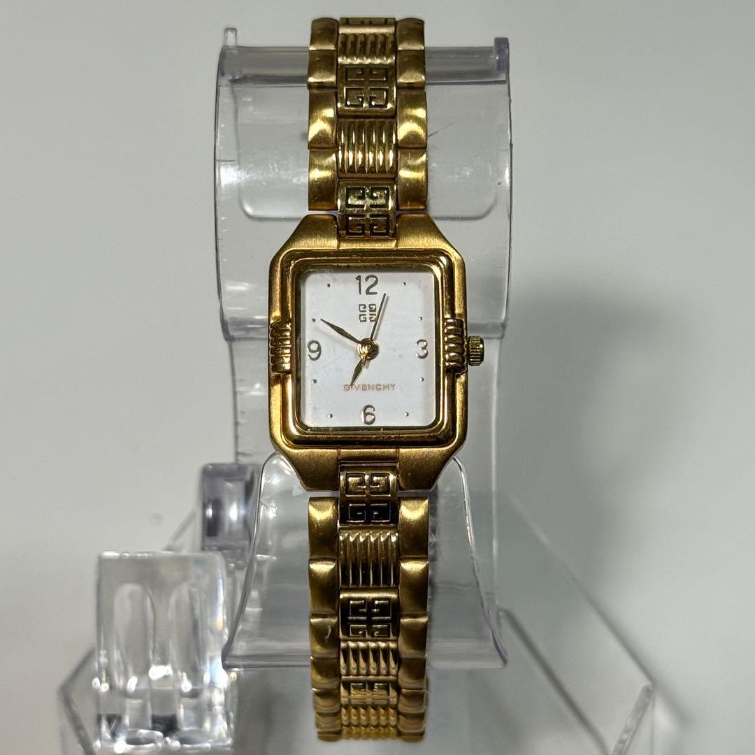 GIVENCHY ジバンシィ 227 白文字盤 レディース ゴールド