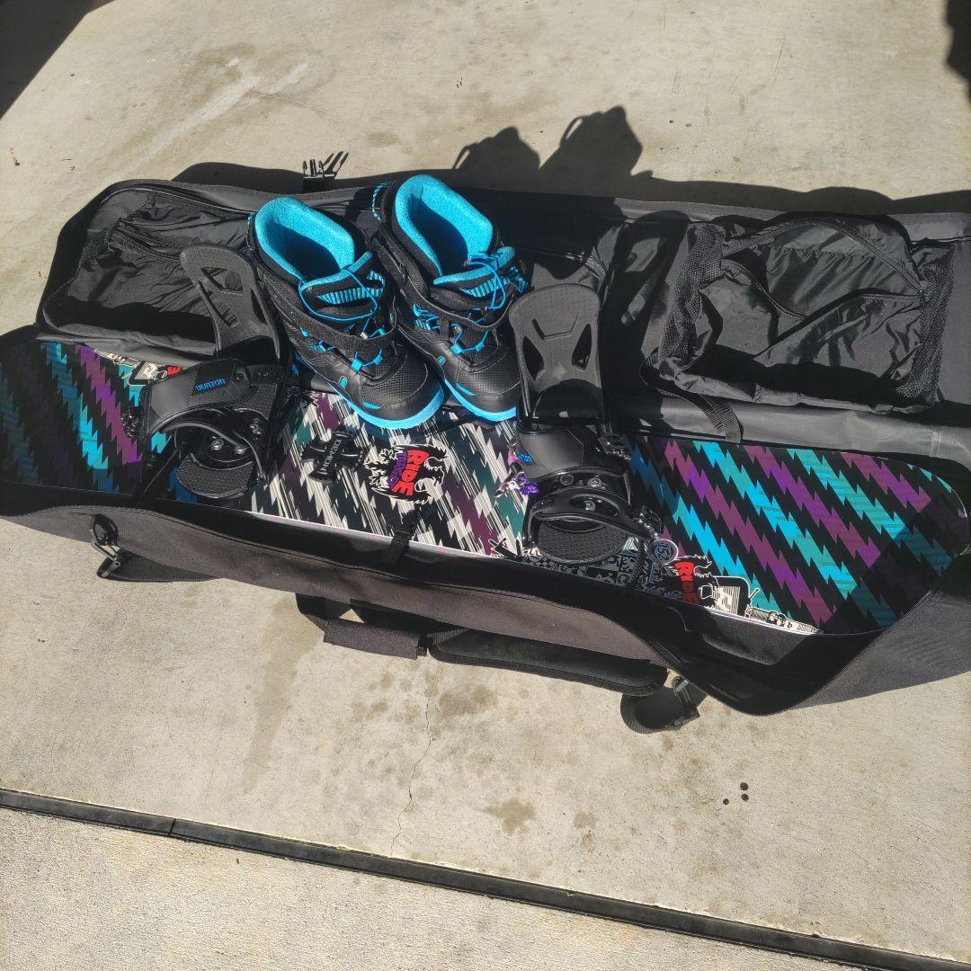 RIDE　✕　BURTON　 スノボー 152 ボード ブーツ 　4点セット