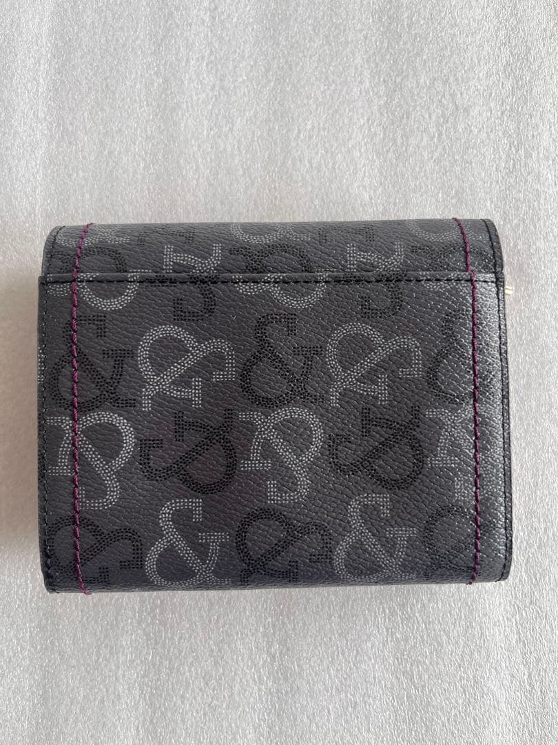 【未使用】PINKY&DIANNE ピンキー グレー ロゴ 二つ折り財布