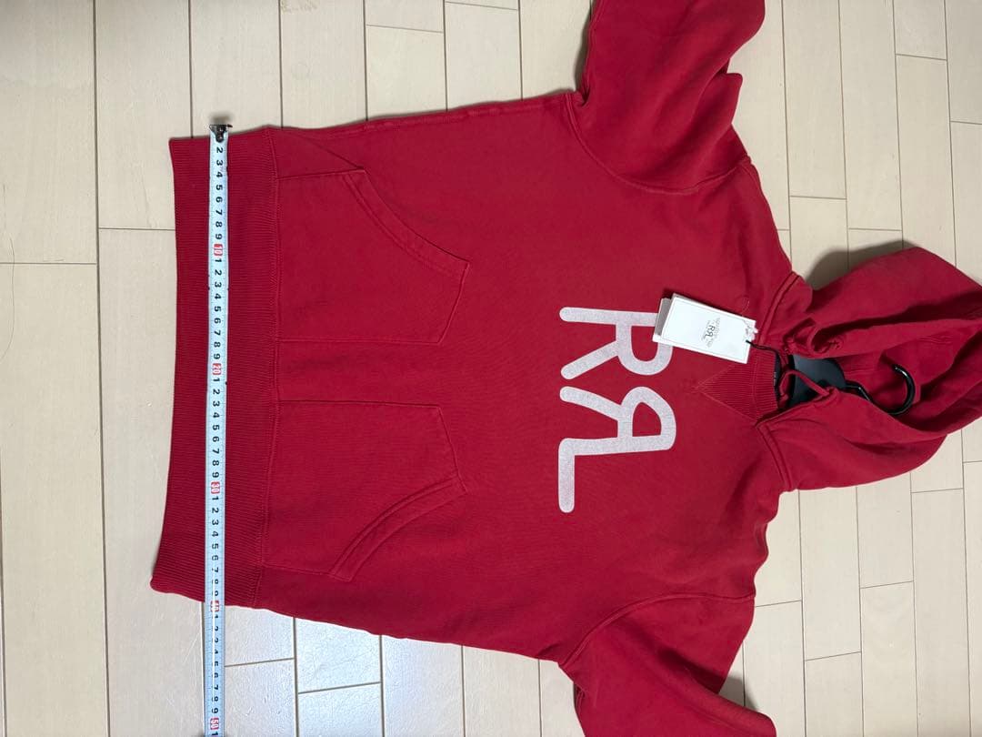 RRL ロゴパーカー/S/コットン/RED