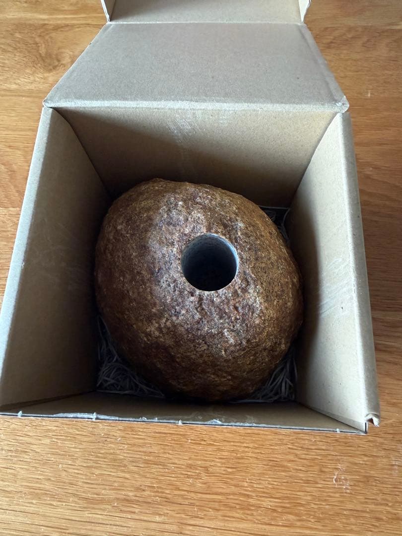 中川政七商店　自然素材 一輪挿し　INASE　石の花入れ 鞍馬石