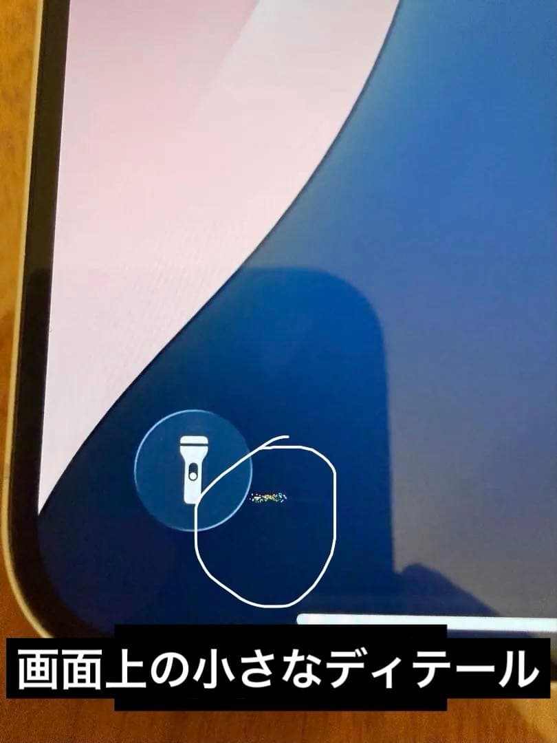 Apple iPhone16 256GBホワイト SIMフリー画面の欠陥