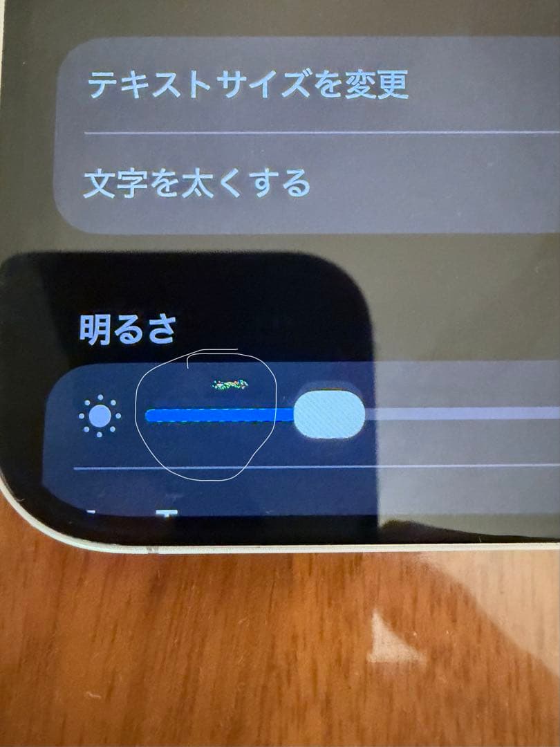 Apple iPhone16 256GBホワイト SIMフリー画面の欠陥