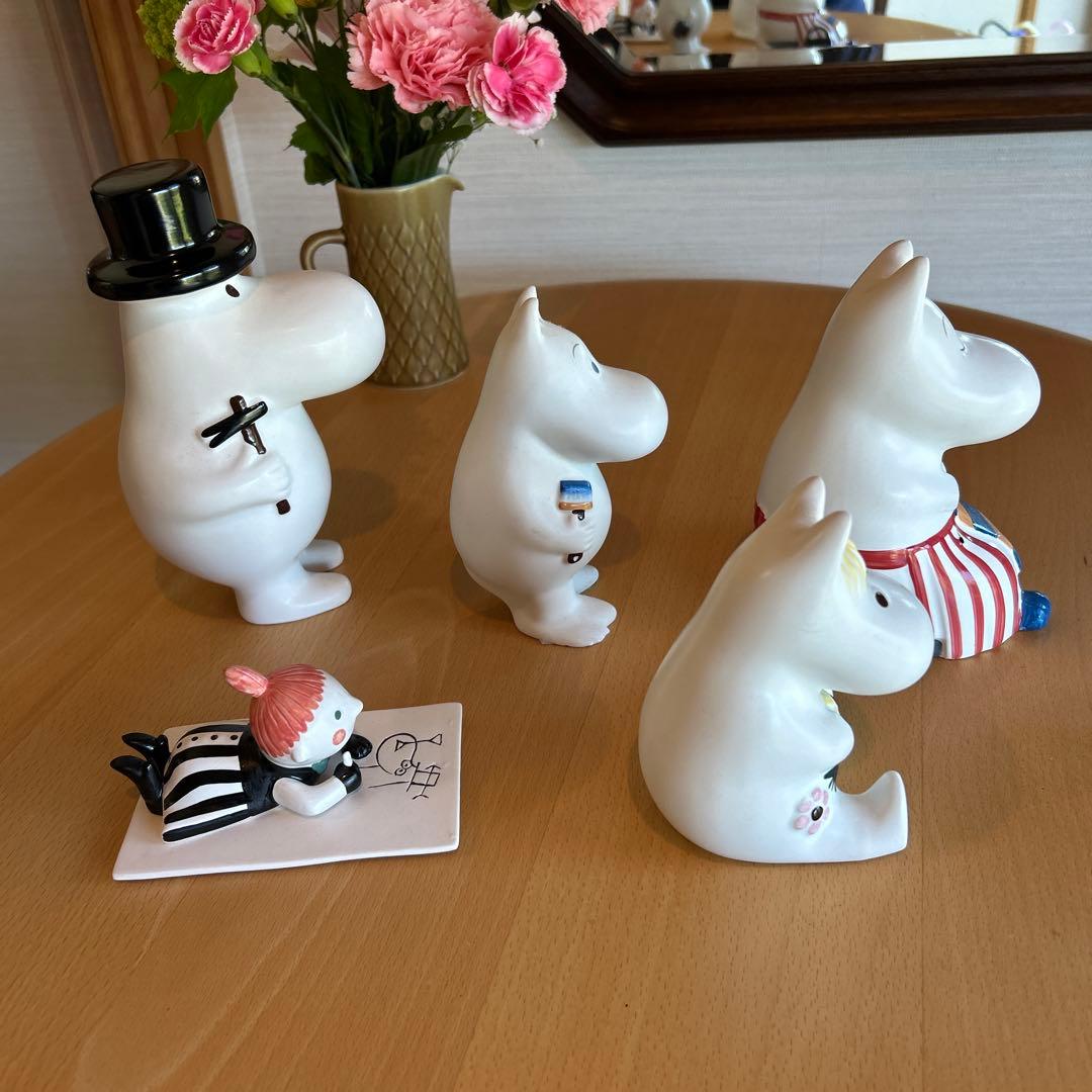 アラビア　ムーミン 陶器　フィギュアセット