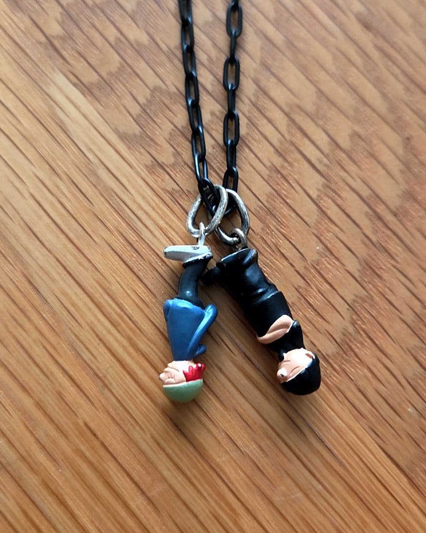 【JAM  MADE】 ジャム君イヴちゃん シルバーネックレス