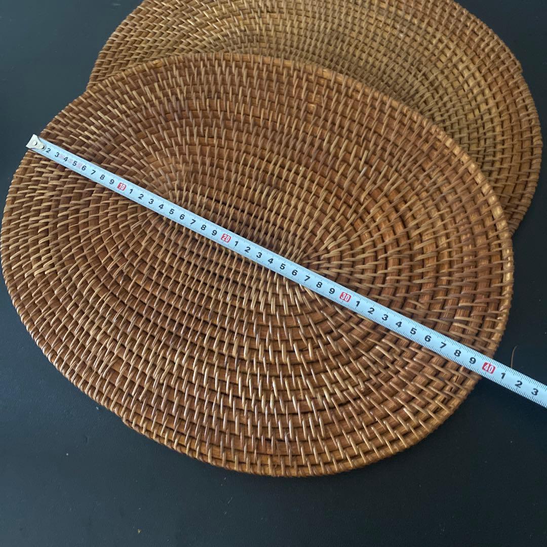 天然素材　ランチョンマット　トレー　アタ　テーブル　台所　キッチン　ダイニング