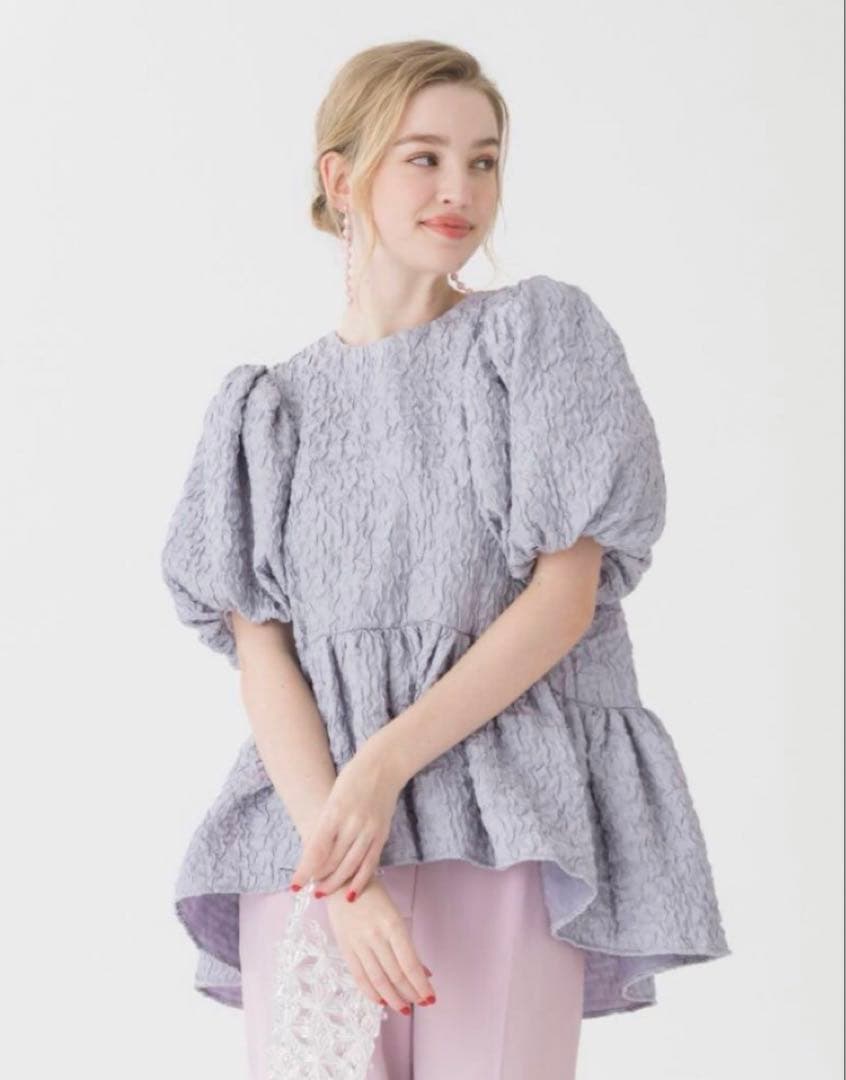 ツルバイマリコオイカワ　ペプラム　トップス 　Eleonore