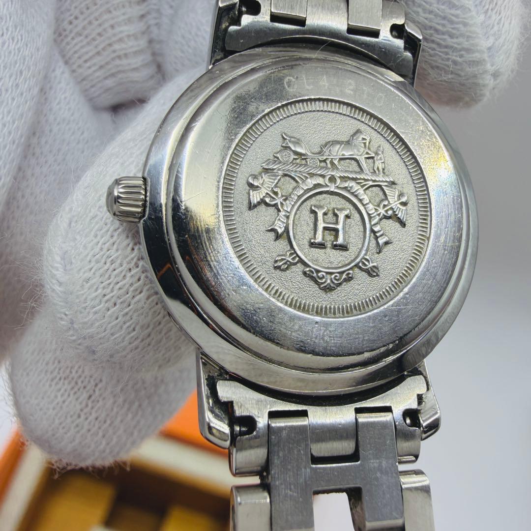 HERMÈS エルメス クリッパー クォーツ レディース 腕時計 SS 箱付