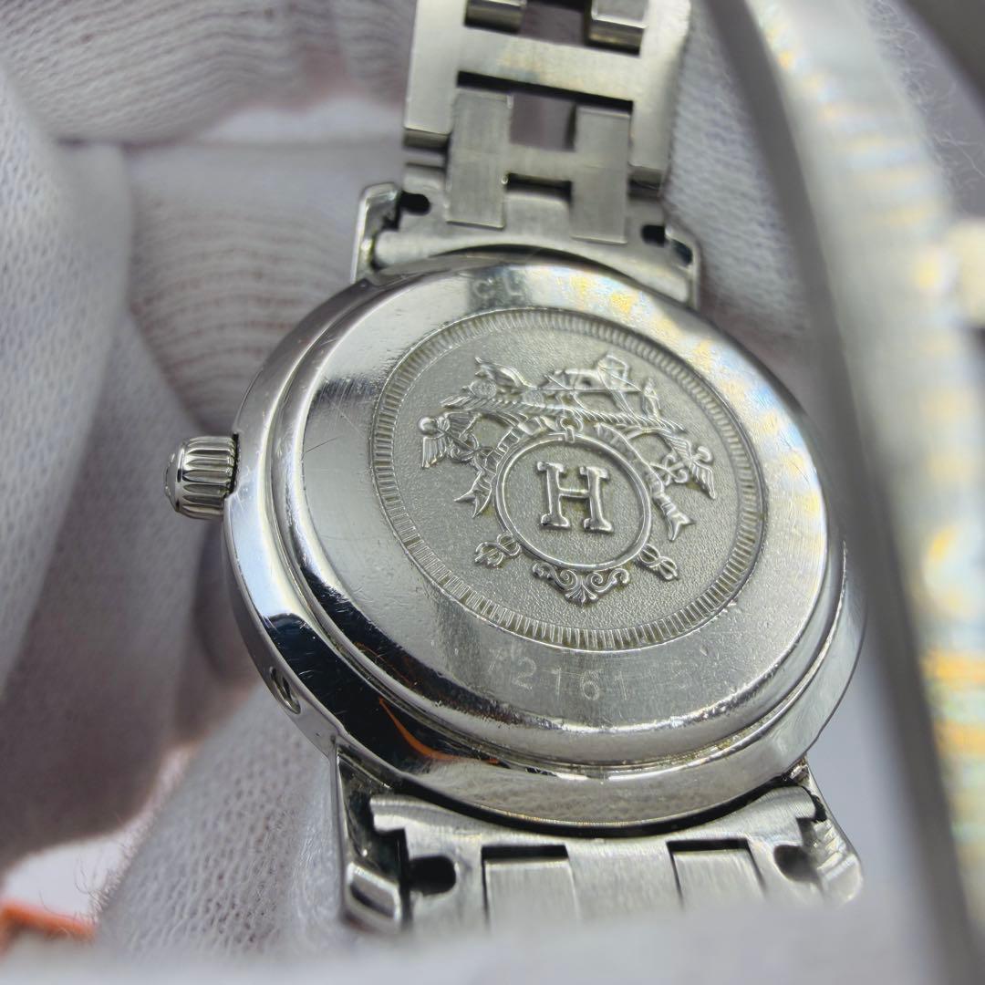 HERMÈS エルメス クリッパー クォーツ レディース 腕時計 SS 箱付