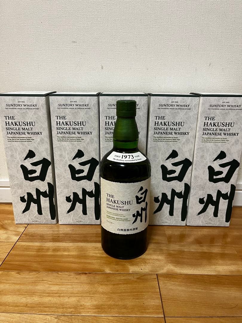 白州　ノンビンテージ　6本セット　5本箱付き