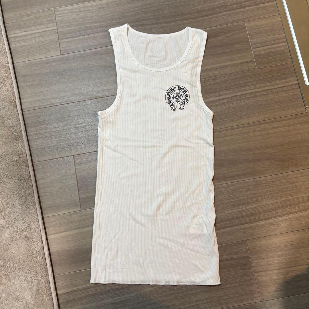 クロムハーツ ホワイト タンクトップ Lサイズ
