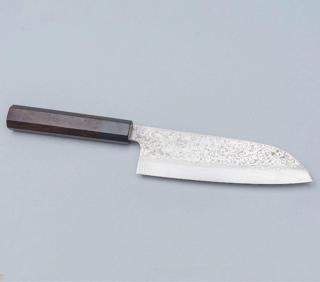 黒崎 真　ダマスカス　vg10w 三徳　170mm