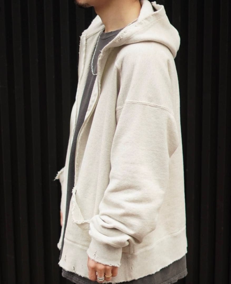 ANCELLM CRASH ZIP HOODIE サイズ2