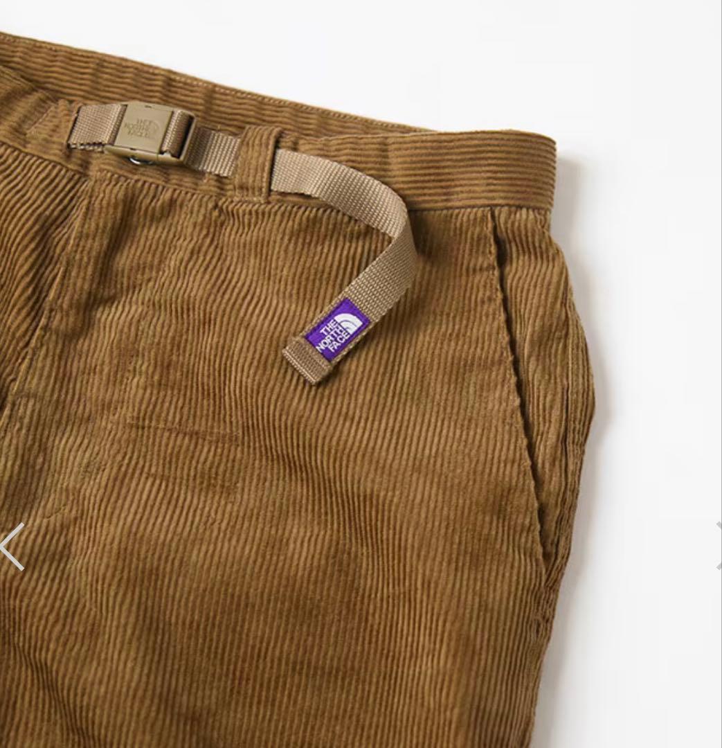 ノースフェイスパープルレーベル コーデュロイワイドテーパード パンツ　32