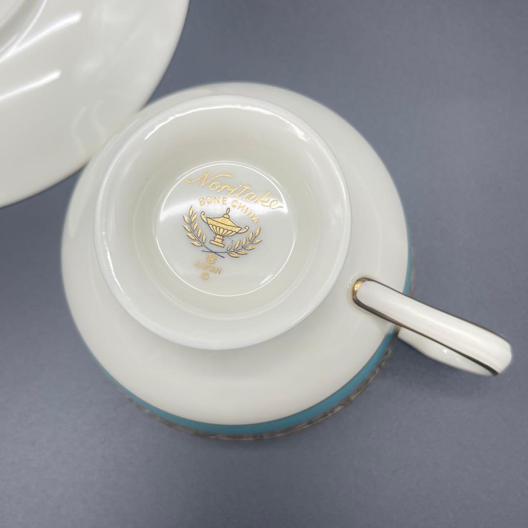 未使用品 ノリタケ SHEFFIELD カップ＆ソーサー 6客 シュガーポット