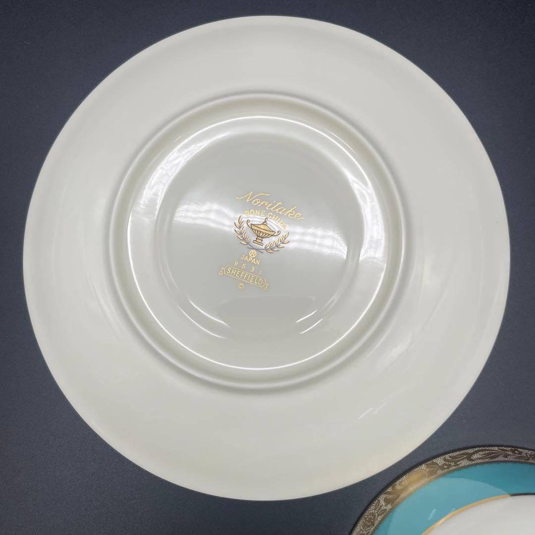 未使用品 ノリタケ SHEFFIELD カップ＆ソーサー 6客 シュガーポット