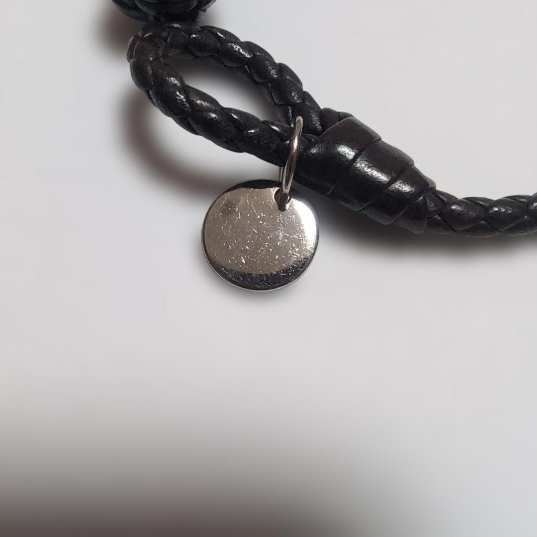 Bottega Veneta ブラウンレザー ブレスレット メンズ レディース