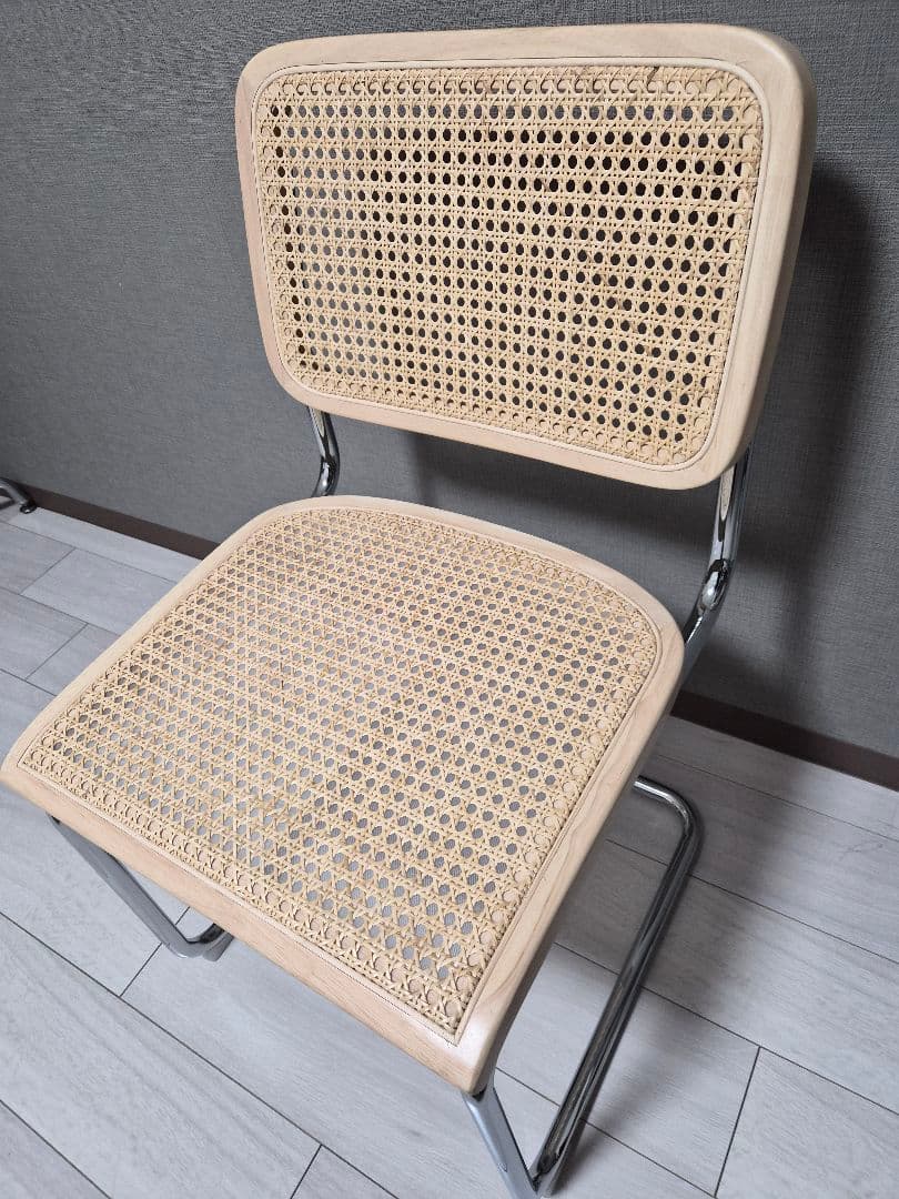 (完成品)チェスカチェア　ラタン　リプロダクト