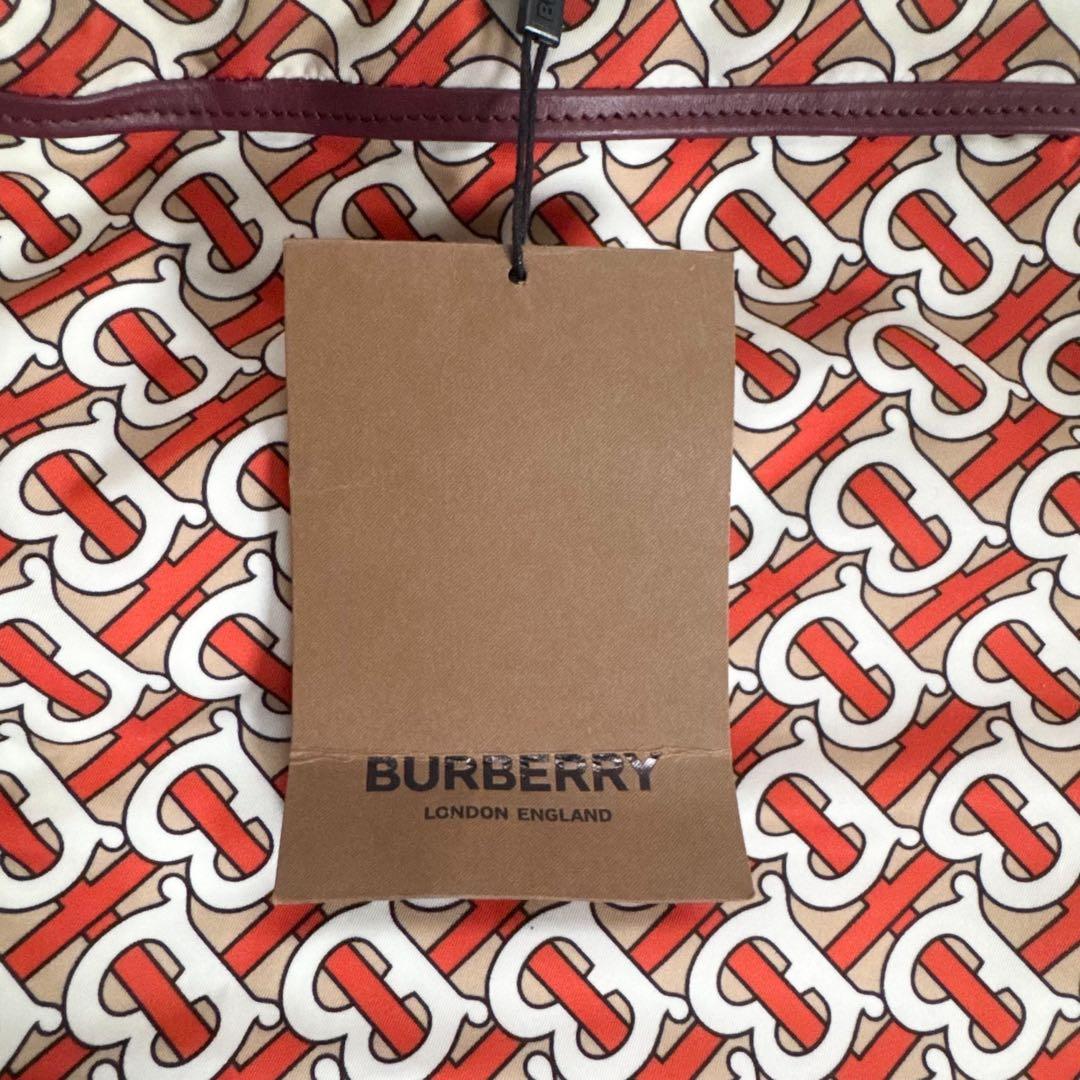 バックパック TBモノグラム ナイロン BURBERRY トートバッグ 白