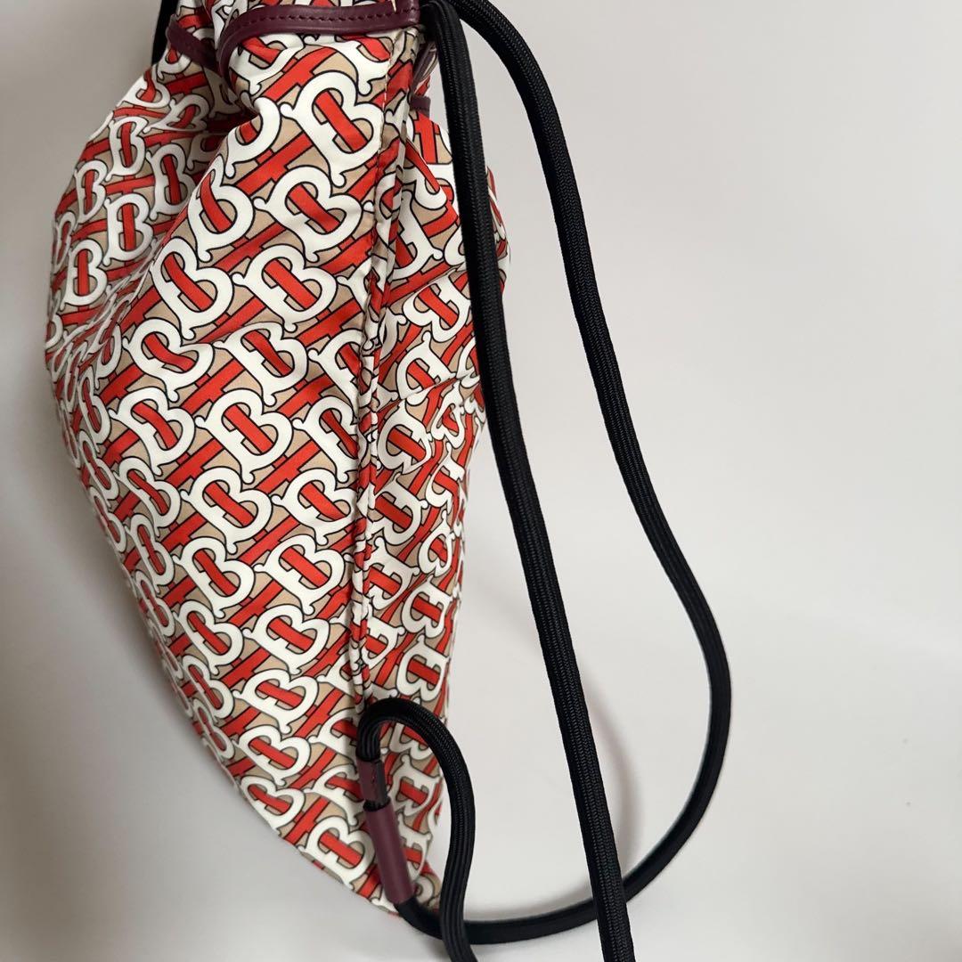 バックパック TBモノグラム ナイロン BURBERRY トートバッグ 白