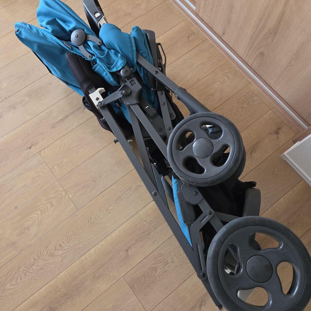 送料込み　joovy カブース 二人乗りベビーカー ターコイズ