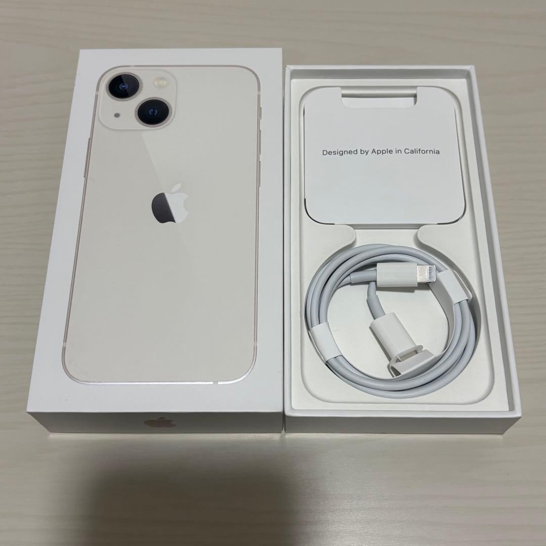 【美品】iPhone13mini 128GB SIMフリー スターライト