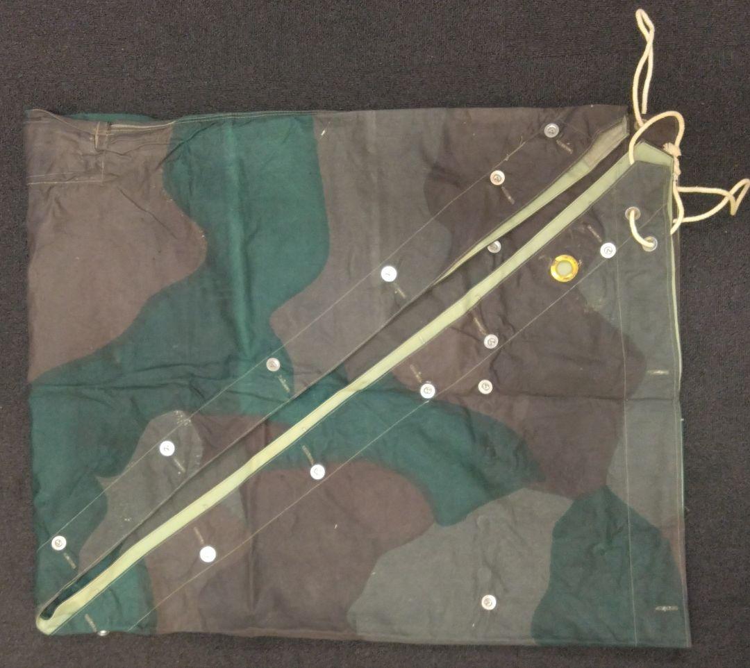 デッドストック スウェーデン軍幕 テントシート 4枚 ミリタリー キャンプ